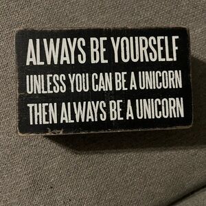 Primitives by Kathy Black Box Sign